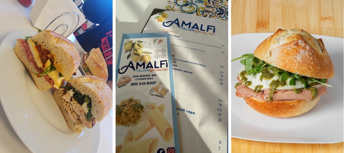 Amalfi italian specialities Menu