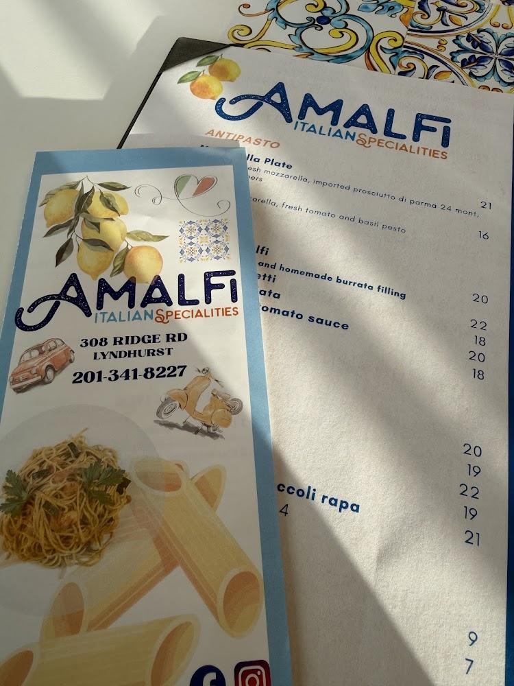 Amalfi italian specialities Menu image 1